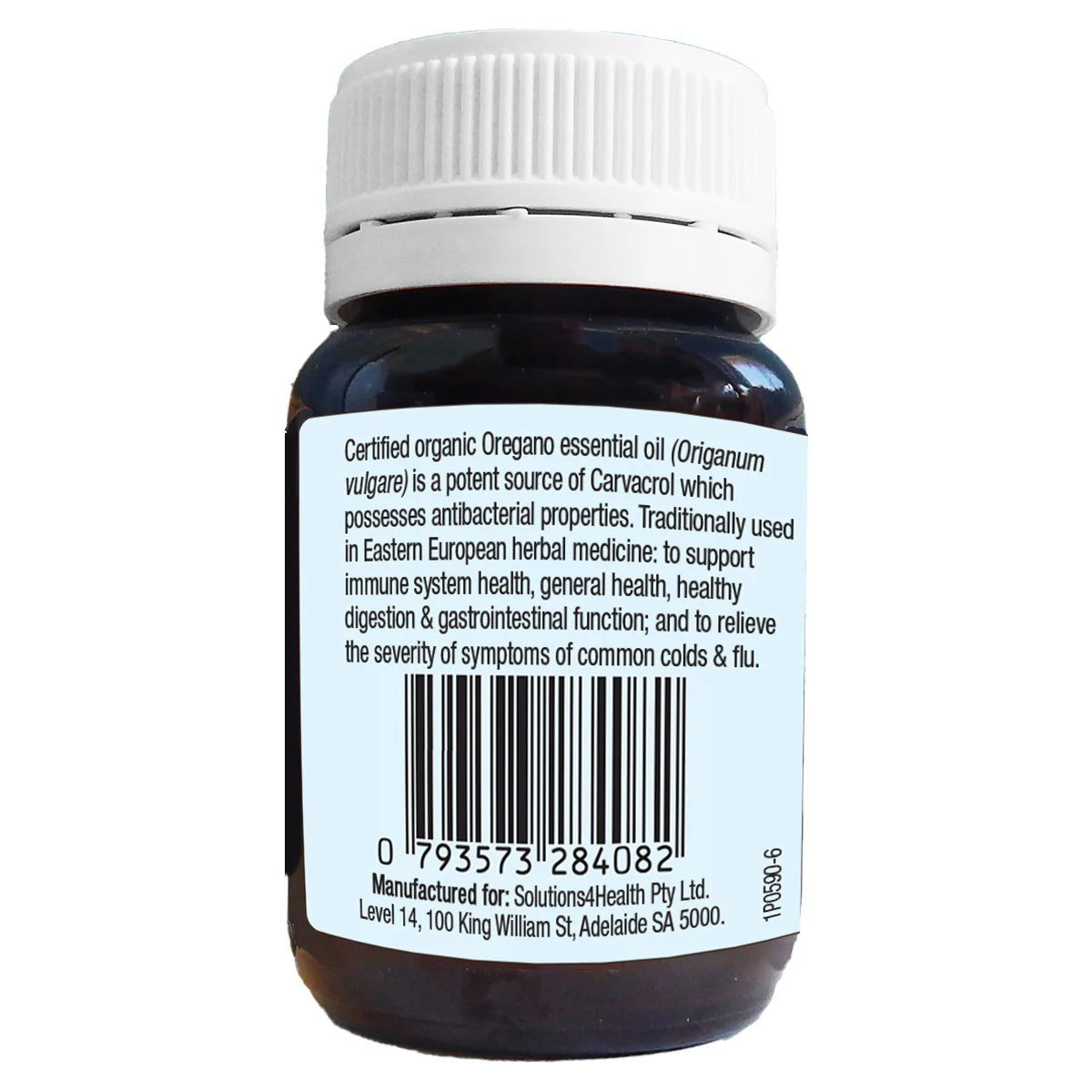 Solutions 4 Health Organic Oil of Wild Oregano Capsules