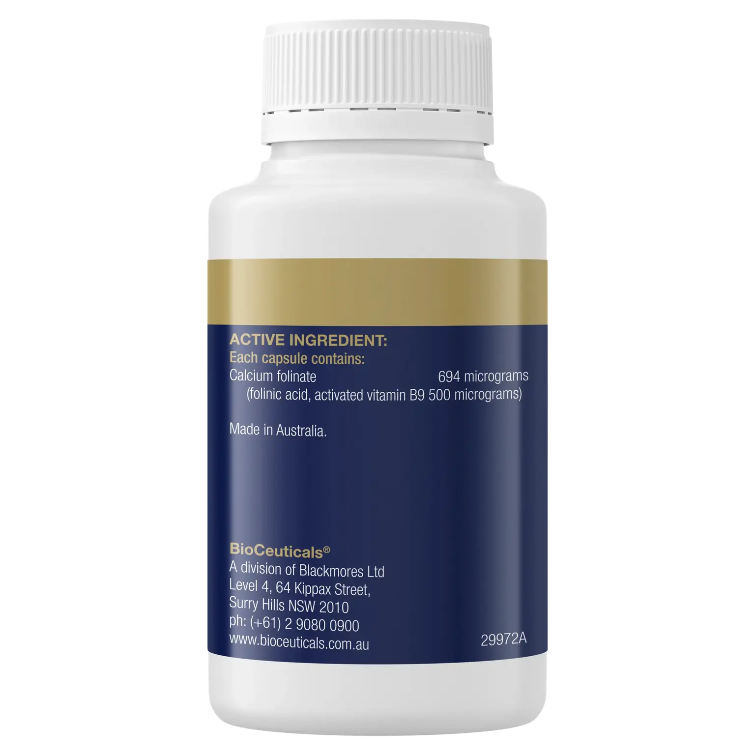 BioCeuticals Folinic Acid 120c