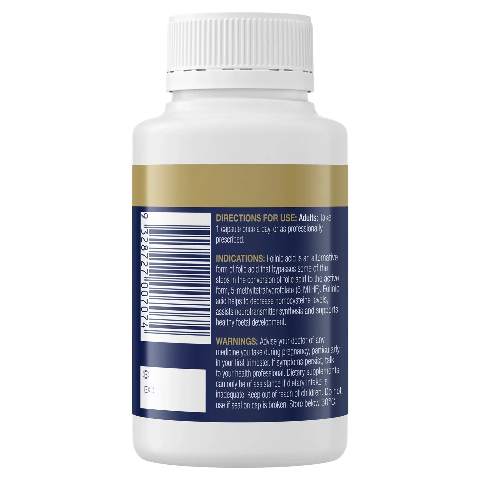BioCeuticals Folinic Acid 120c