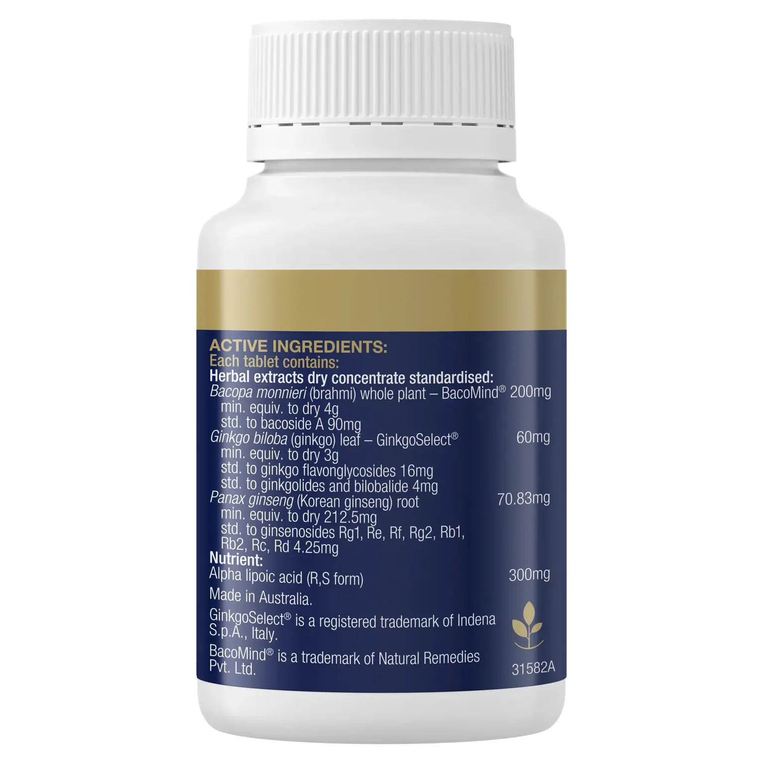 BioCeuticals Cognition Support 60t