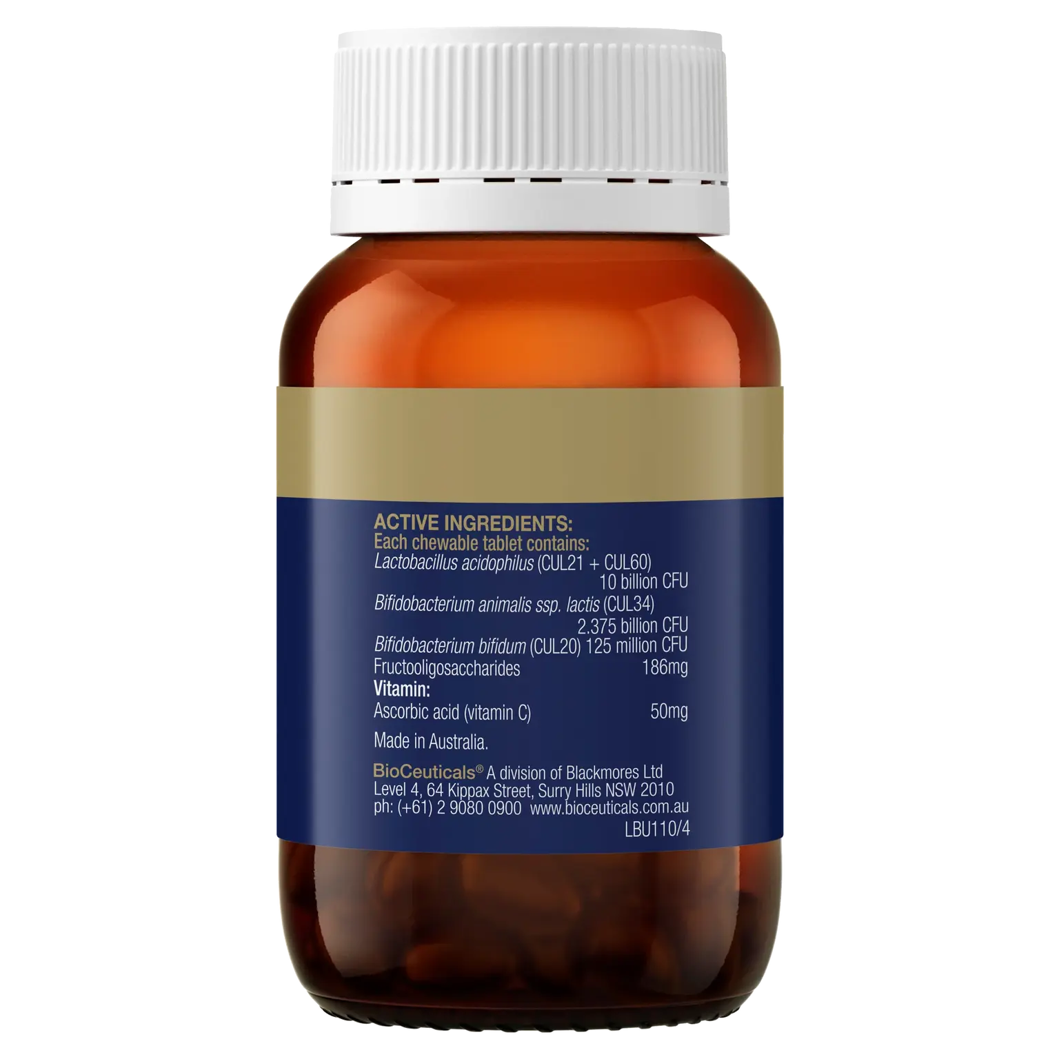 BioCeuticals UltraBiotic Immune Support For Juniors Chewable Berry 30t