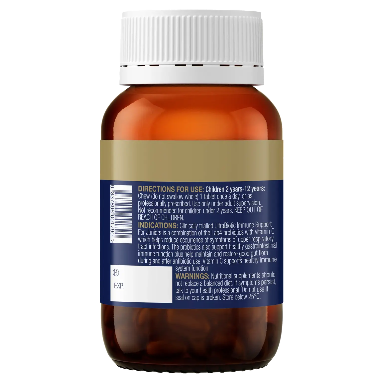 BioCeuticals UltraBiotic Immune Support For Juniors Chewable Berry 30t
