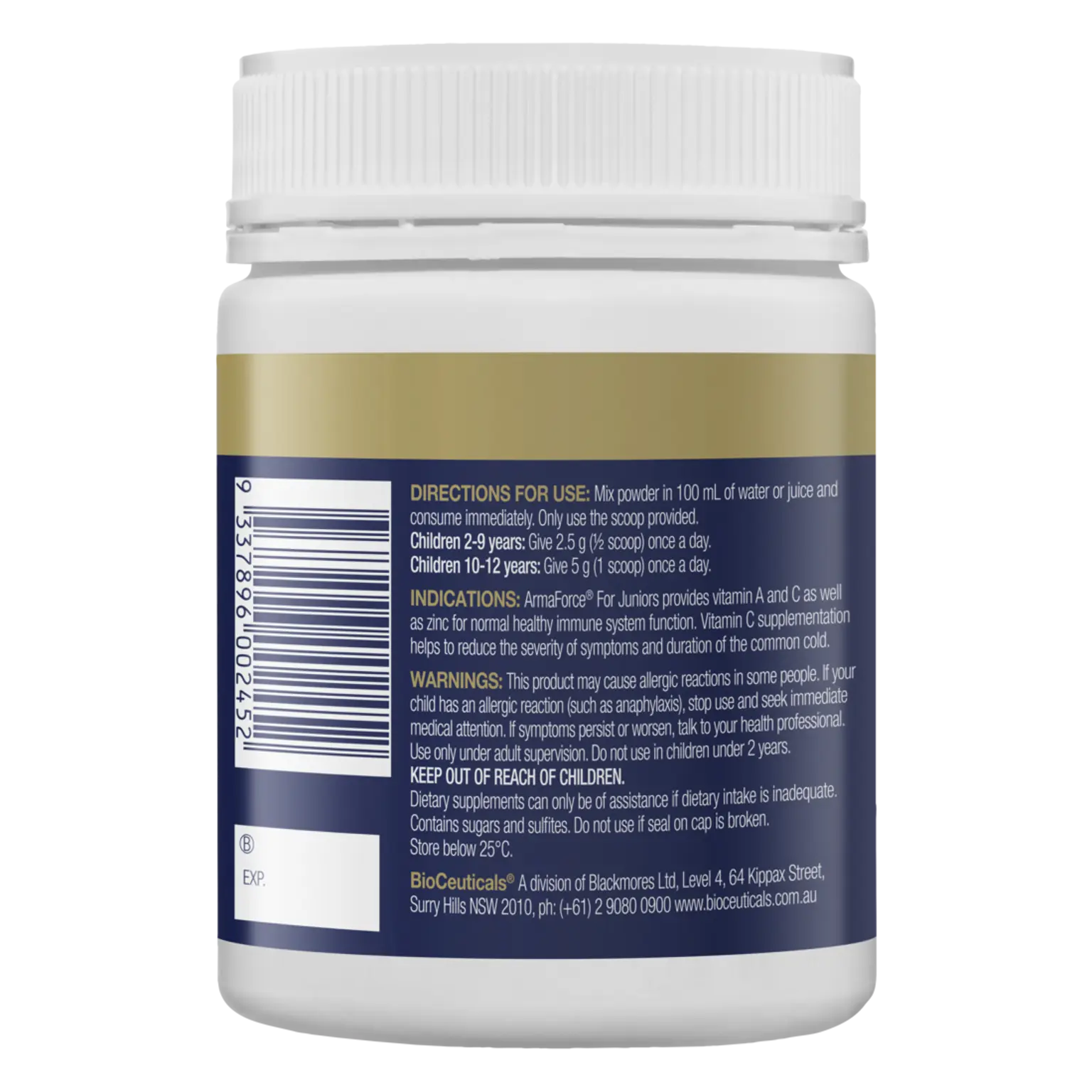 BioCeuticals ArmaForce For Juniors Powder 150g