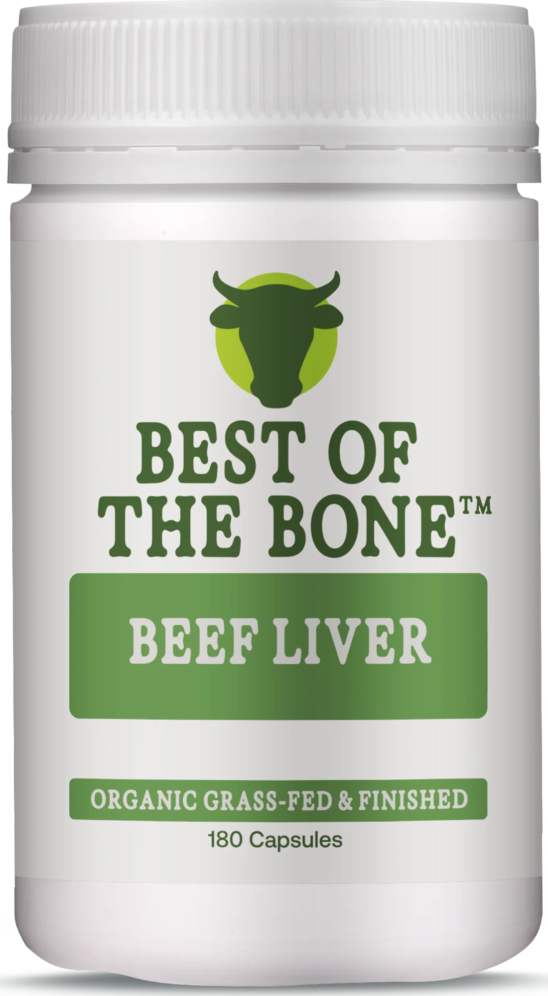 Best of the Bone Organic Beef Liver Capsules 180c