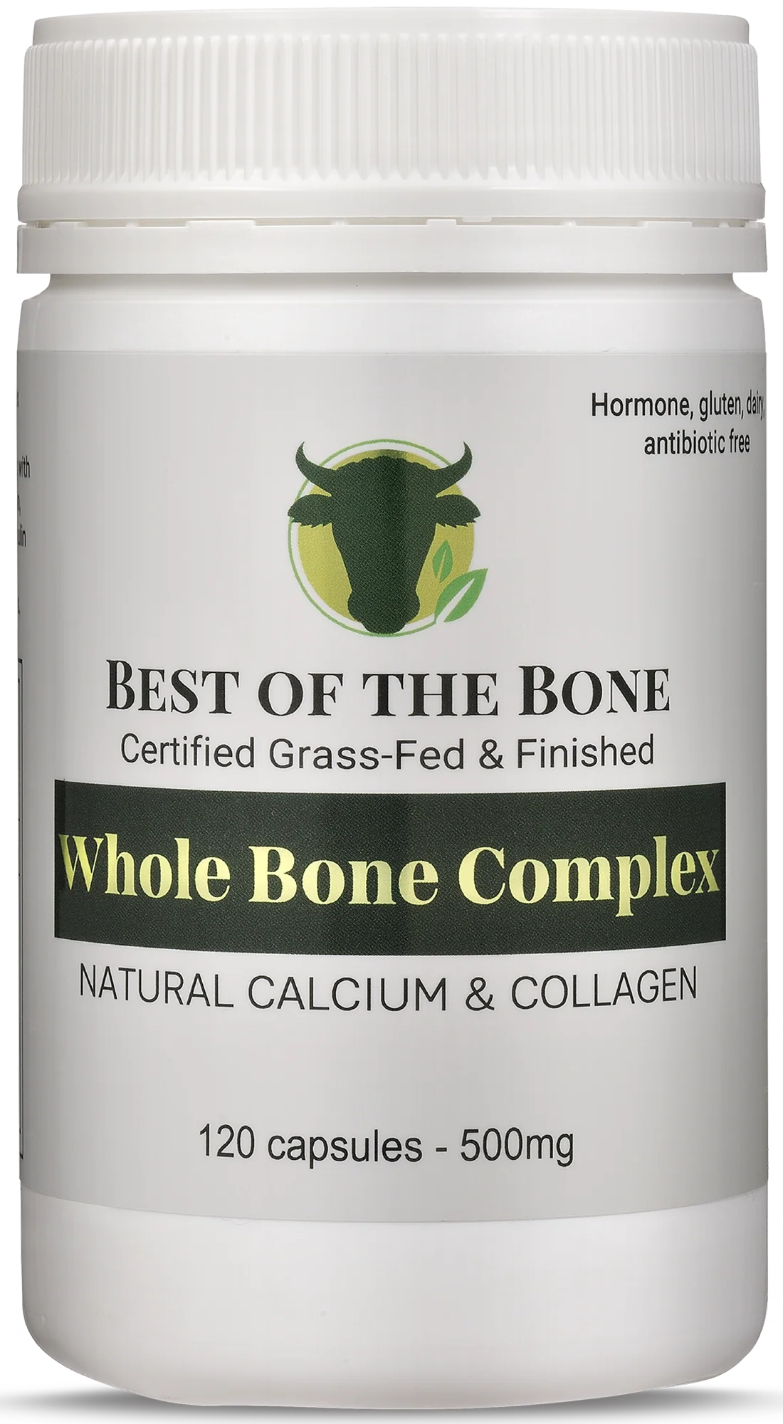 Best of the Bone Whole Bone Complex Natural Calcium & Collagen 120c
