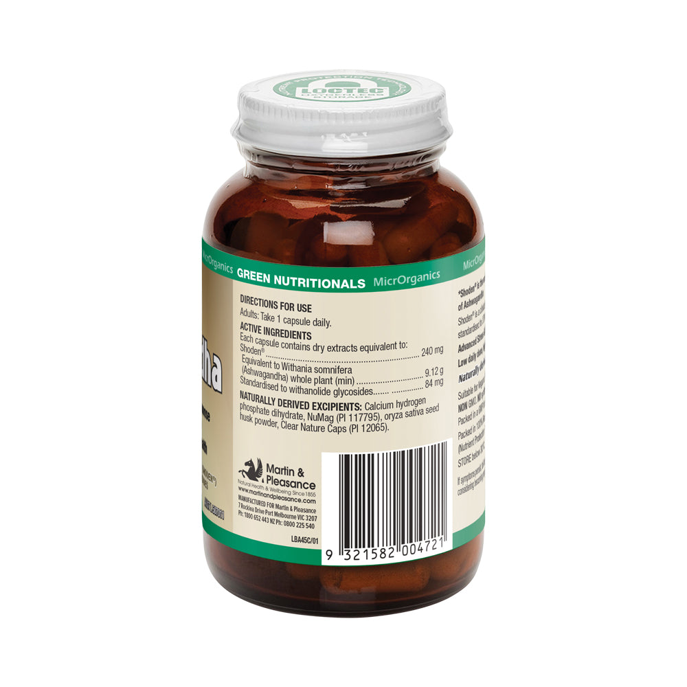 Green Nutritionals Bioavailable Ashwagandha 45vc
