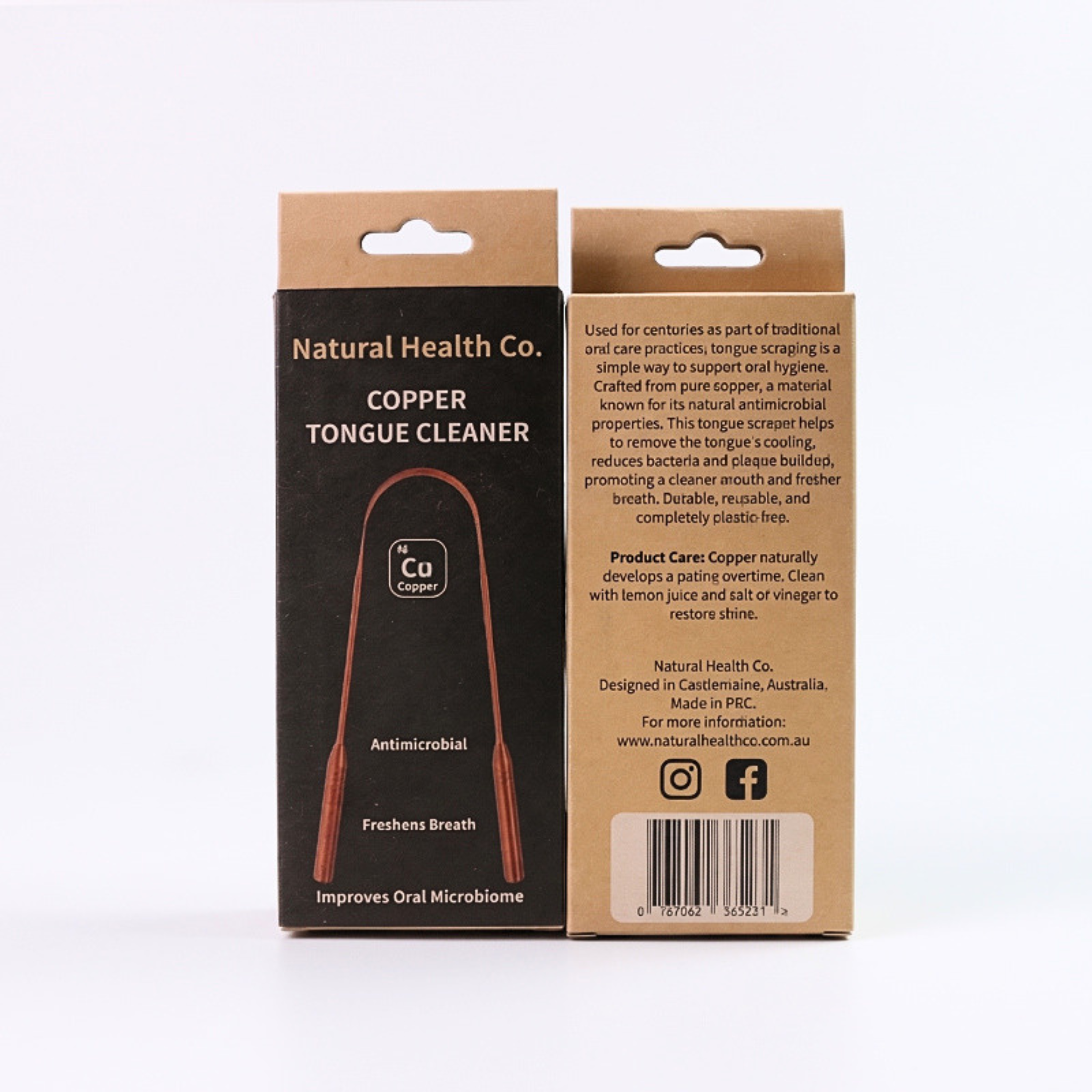 Pure Copper Tongue Cleaner