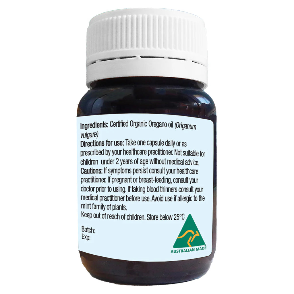 Solutions 4 Health Organic Oil of Wild Oregano Capsules