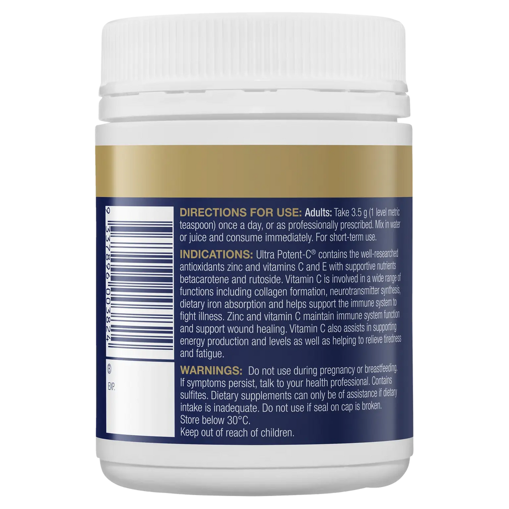 BioCeuticals Ultra Potent-C Orange Oral Powder 200g