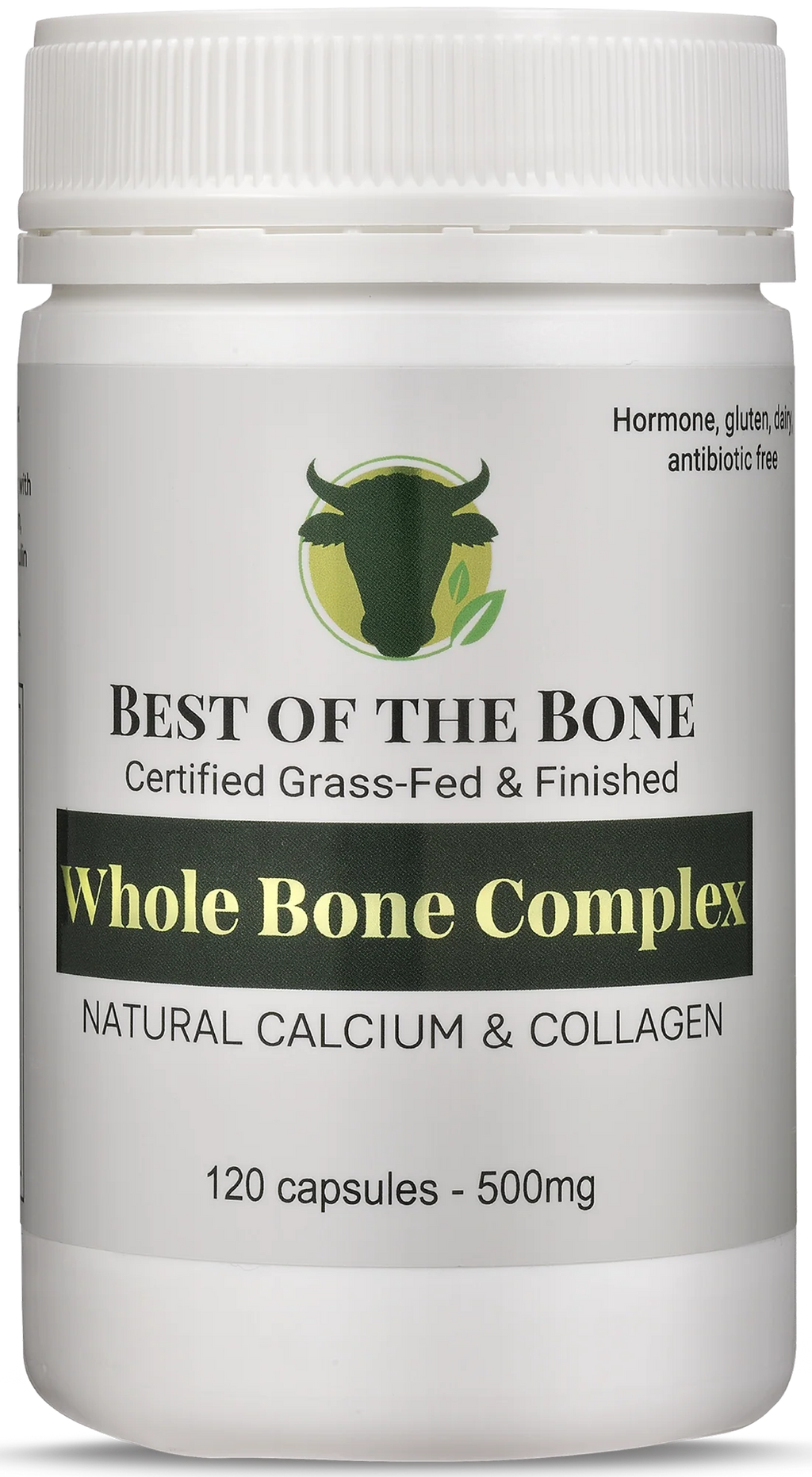 Best of the Bone Whole Bone Complex Natural Calcium & Collagen 120c
