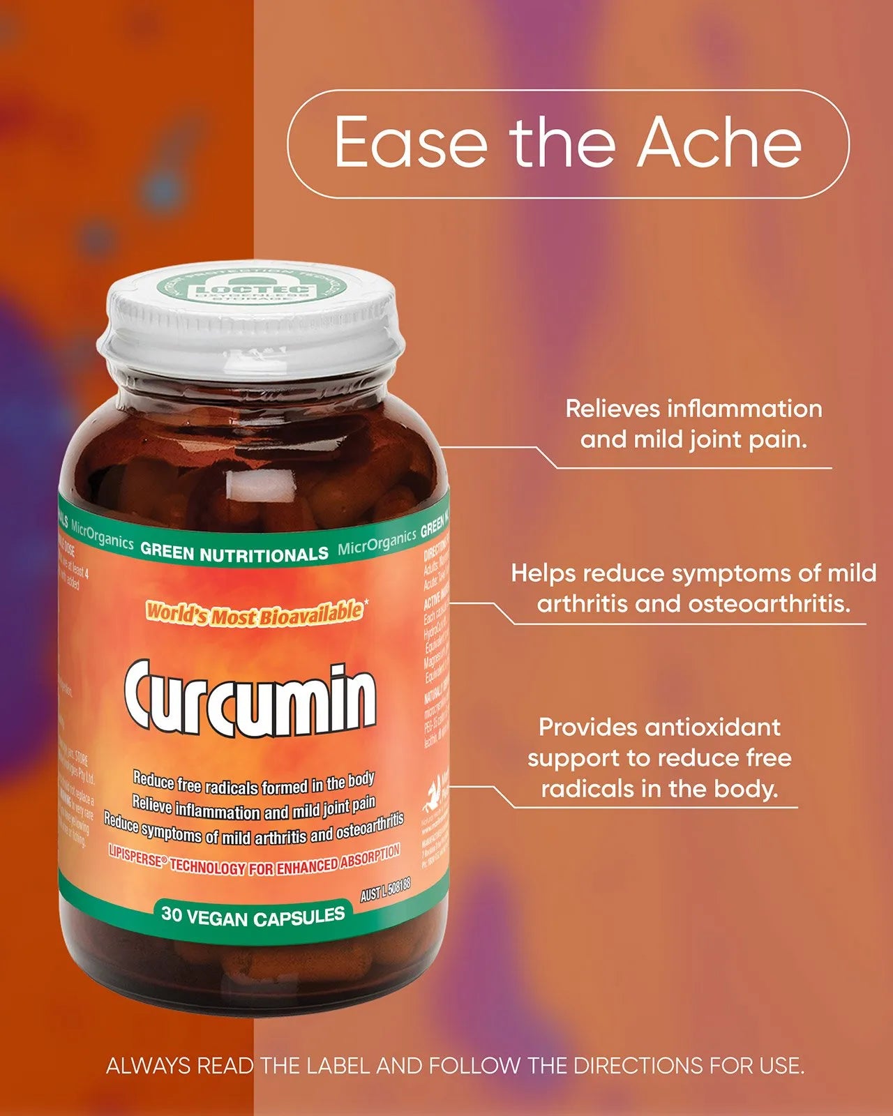 Green Nutritionals Curcumin 30vc