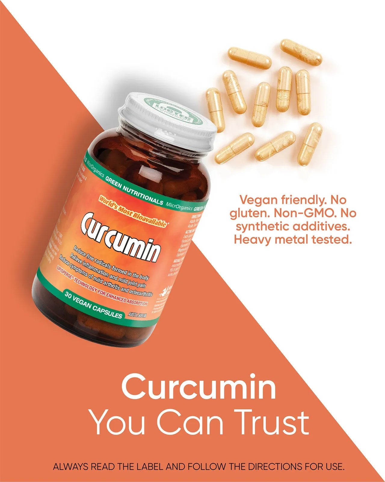 Green Nutritionals Curcumin 30vc