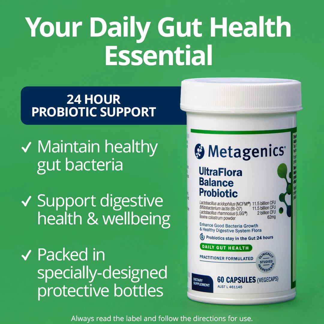 Metagenics UltraFlora Balance Probiotic 60 Capsules