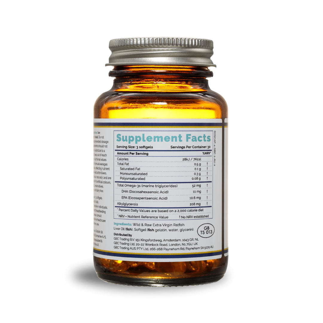 Rosita Ratfish Liver Oil - 90 Softgel