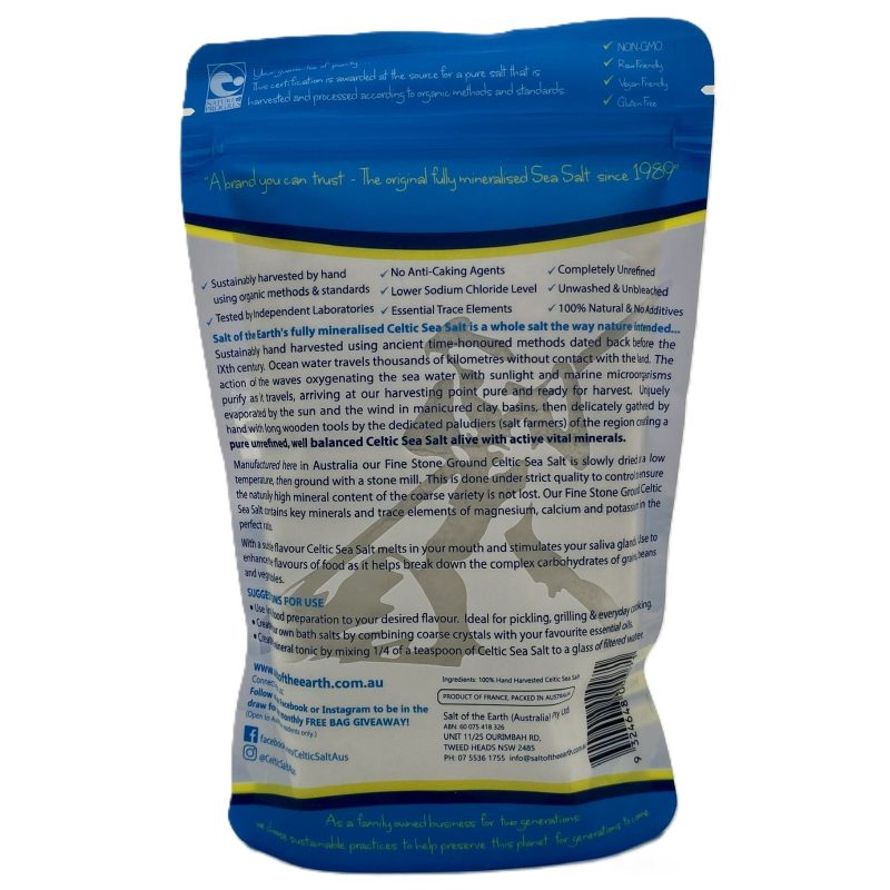 Salt of the Earth: Hand harvested Celtic Sea Salt