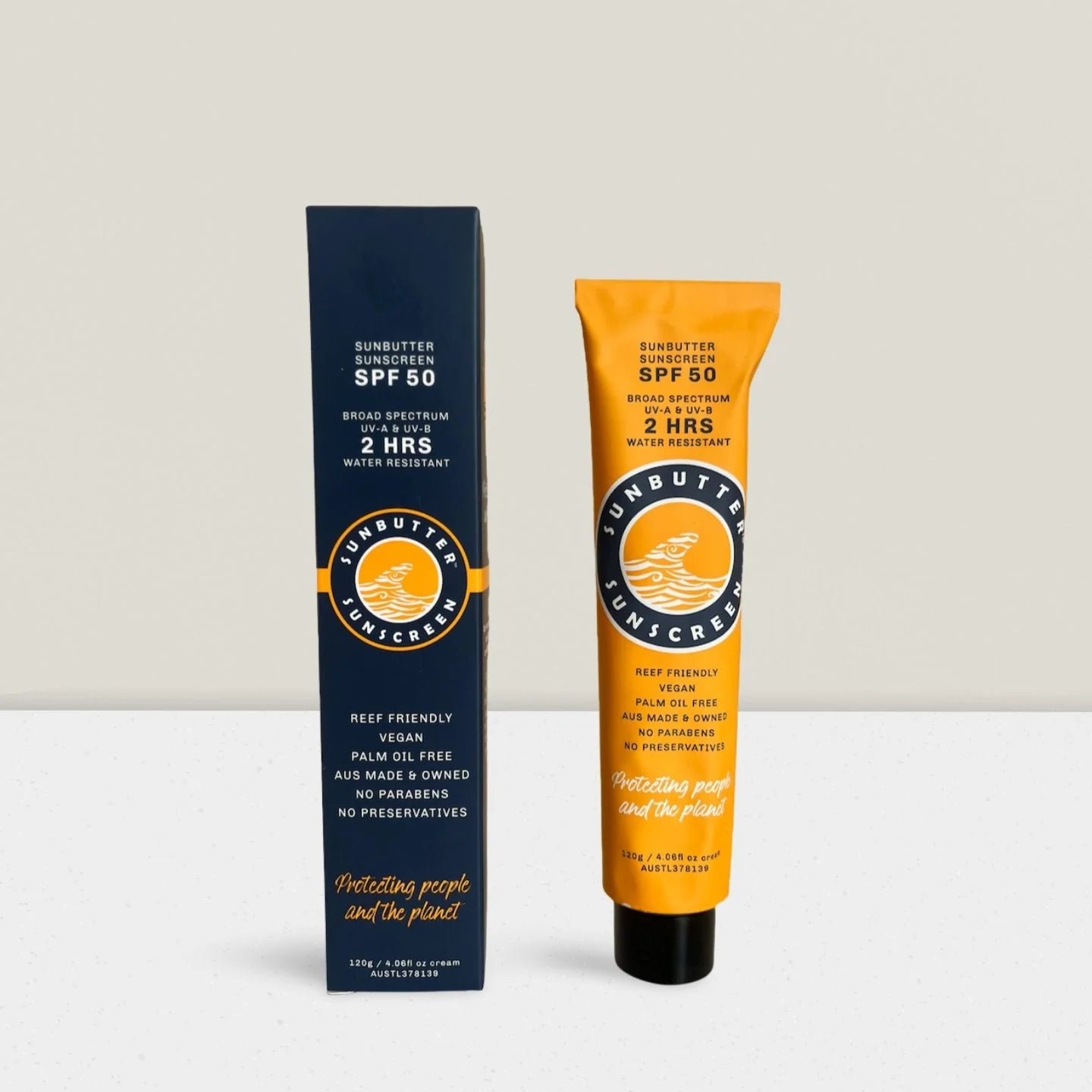 SunButter Skincare SPF 50 Tube - 120g