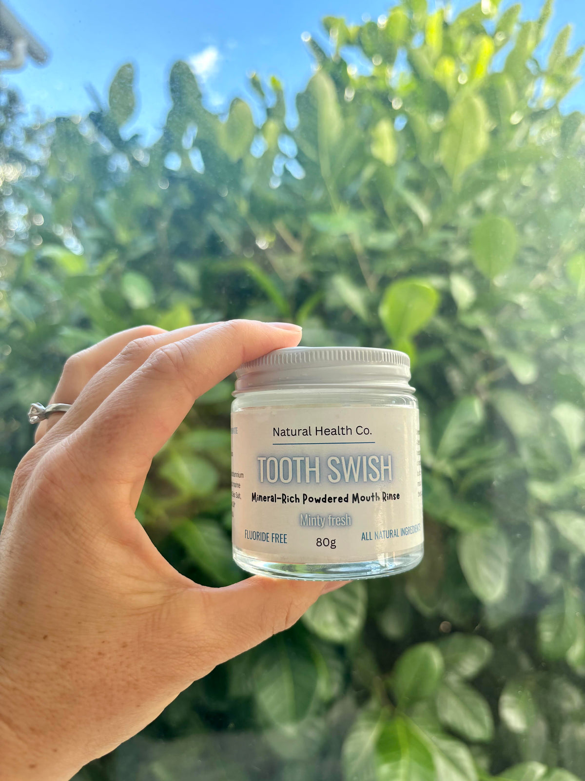 TOOTH SWISH: Mineral-Rich Powdered Mouth Rinse 80g