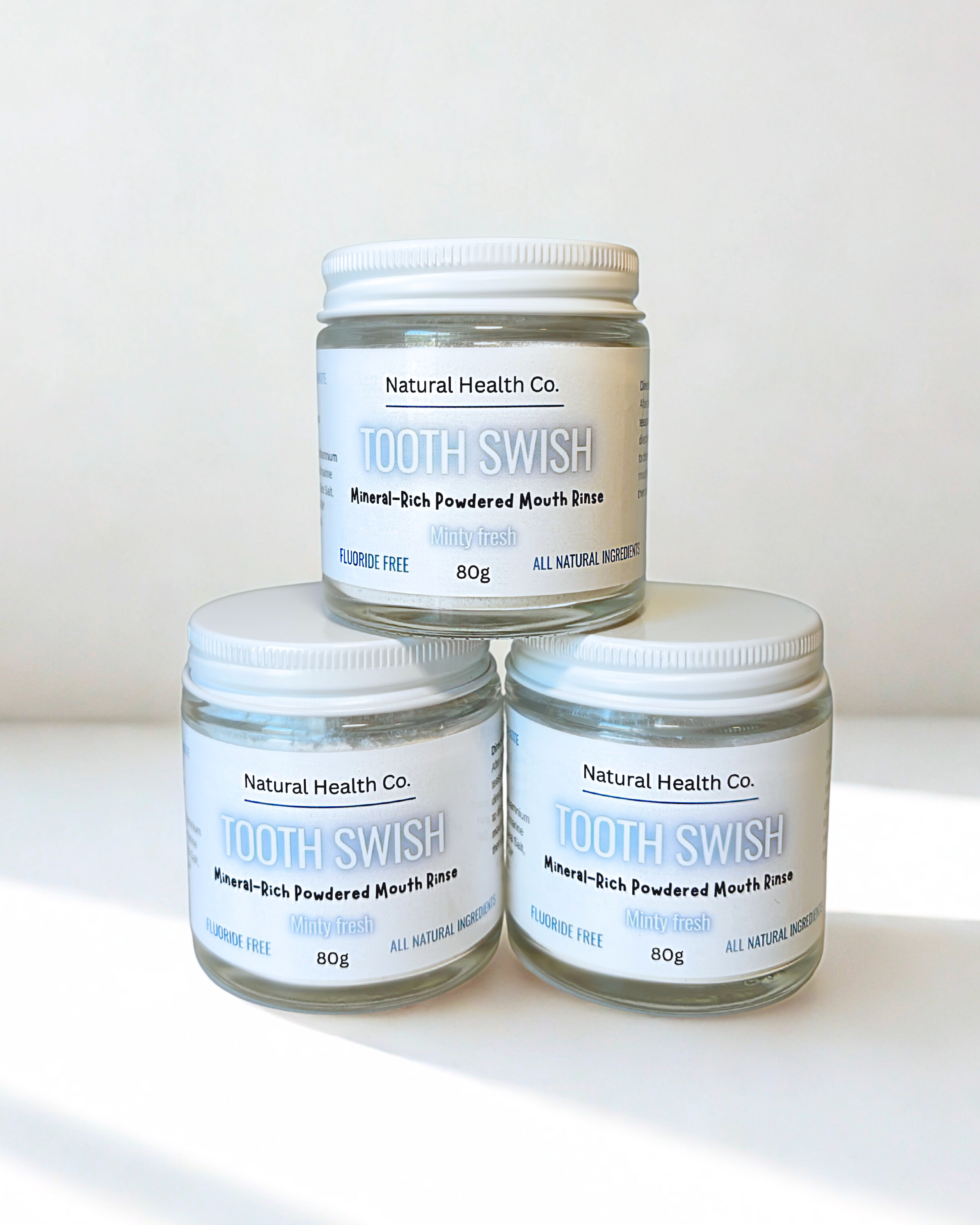 TOOTH SWISH: Mineral-Rich Powdered Mouth Rinse 80g