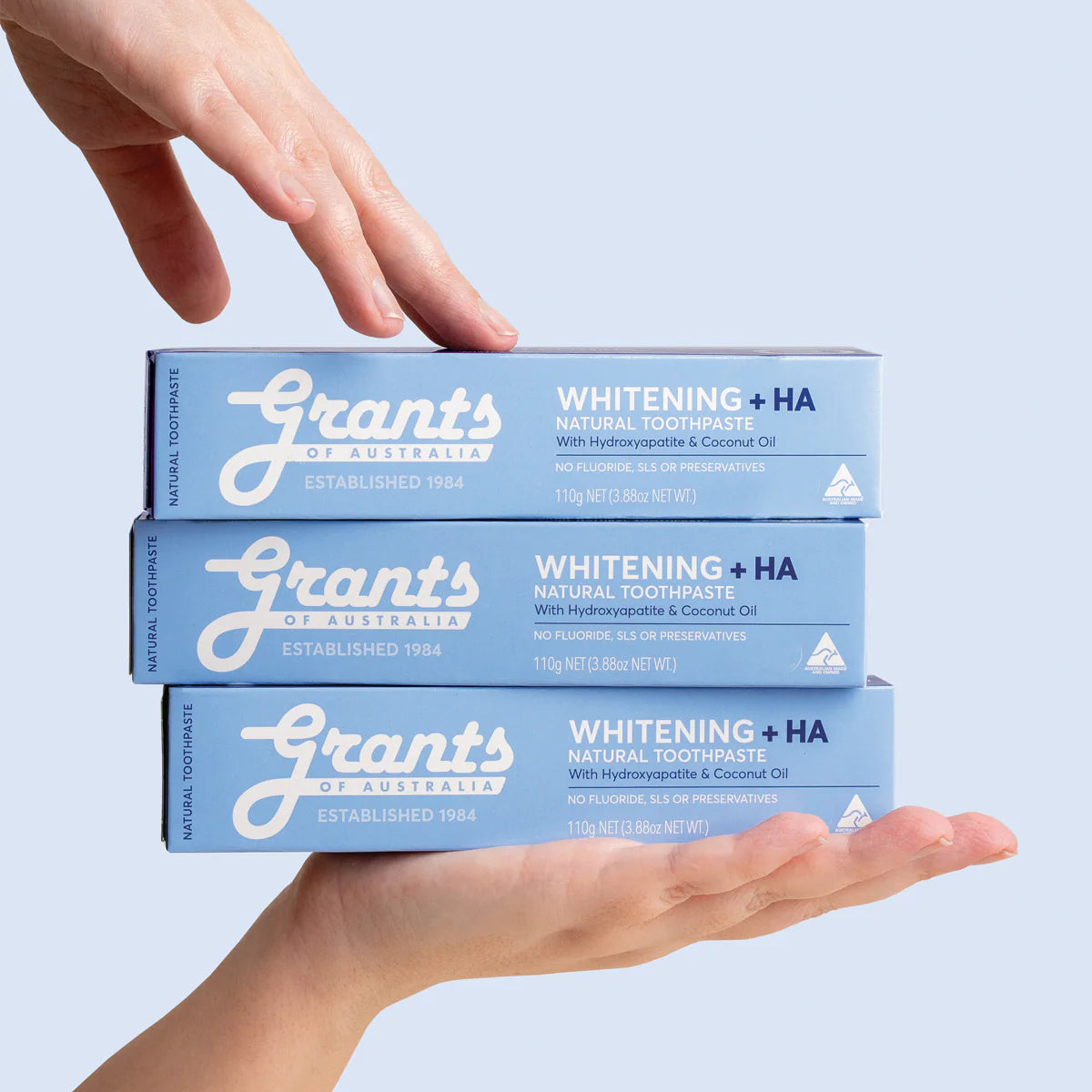 Grants of Australia Natural Whitening + Hydroxyapatite + Coconut Oil 110g