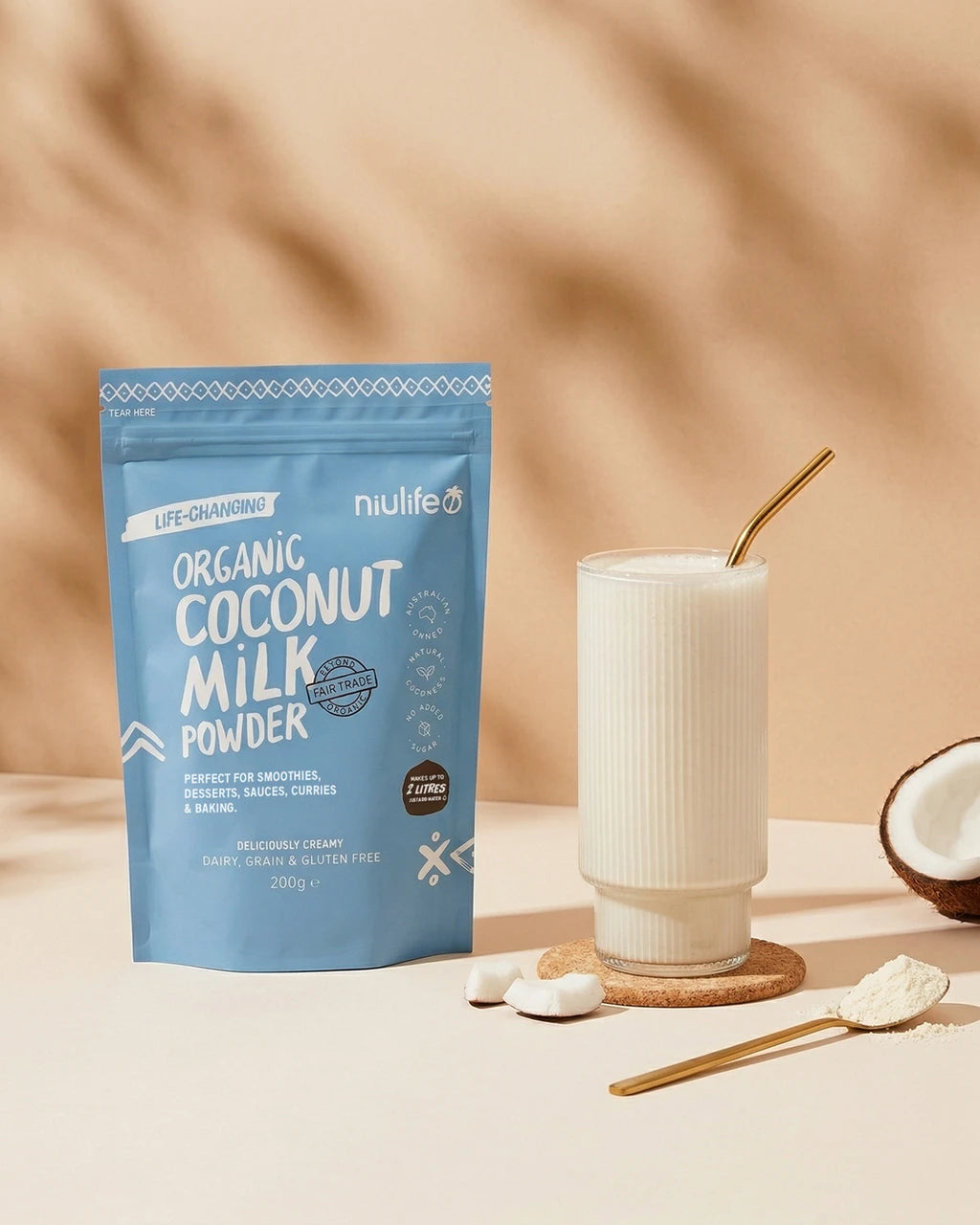 Coconut Milk Powder - Certified Organic 200g